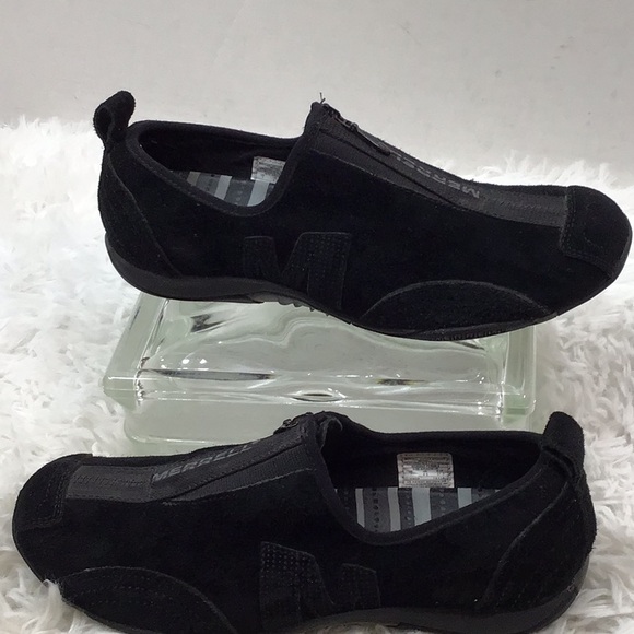 Merrell black suede Barrado slip on sneakers 7 - Picture 4 of 9